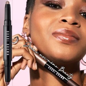 BOBBI BROWN CREAM EYESHADOW STICK Pink Steel/Bark (Matte & Shimmer)